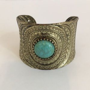 Gold Adjustable Bangle